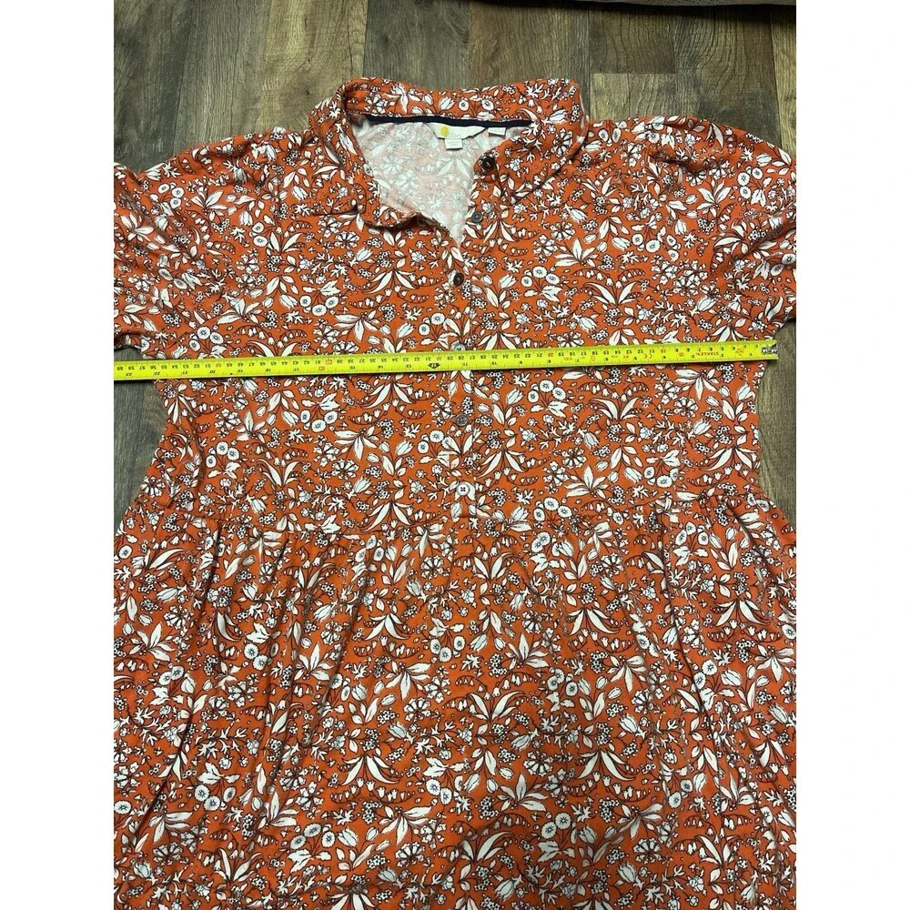 Boden Red Floral Mini Dress
